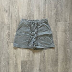 Y2K High Sierra Khaki Shorts with tie waist and pockets